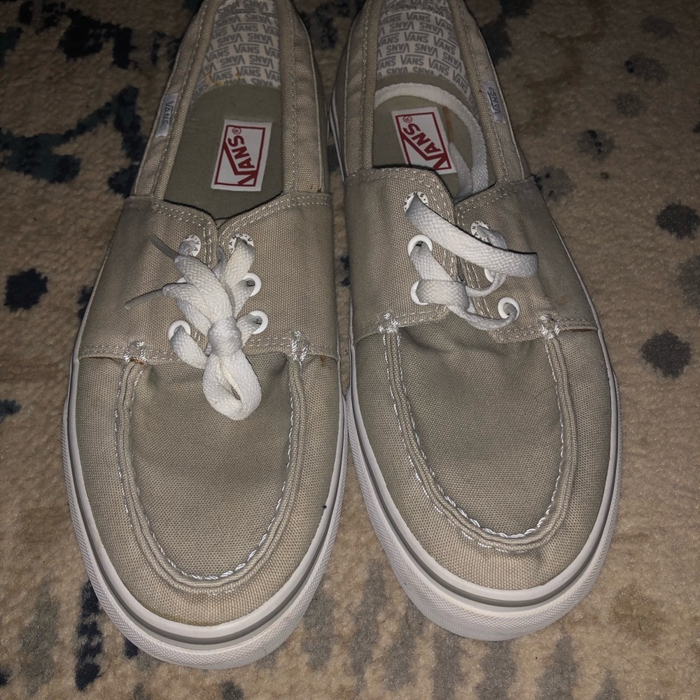 Grey boat vans size 9.5 mens/ 11 women’s